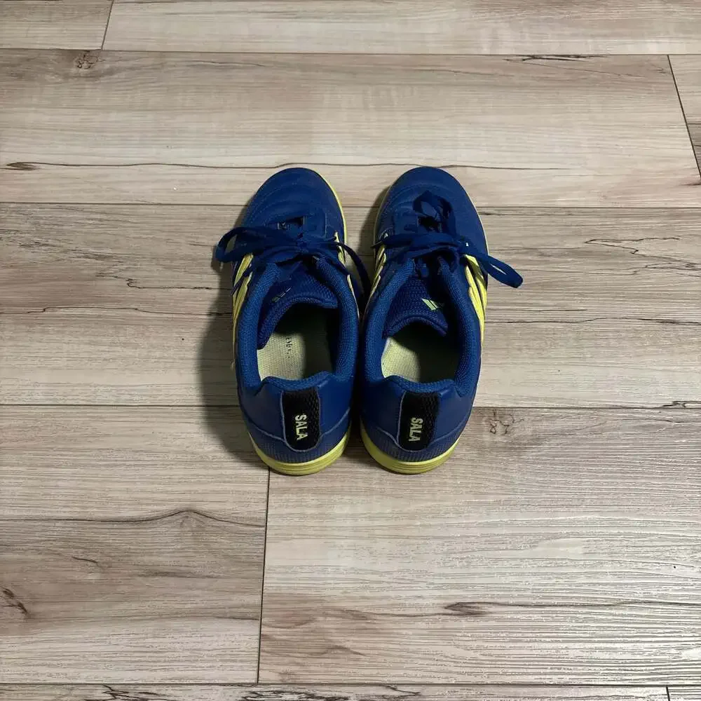 adidas Super Sala 2 Indoor Soccer Futsal Shoes Royal Blue Solar Yellow